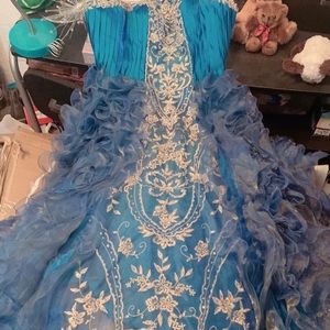 Quinceañera dress.
